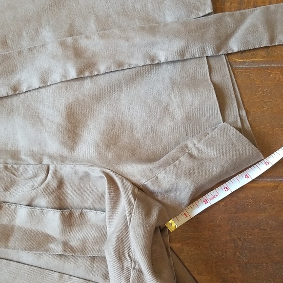 White House Black Market High Waisted Linen Blend 5 Inch Shorts - Picture 8 of 11